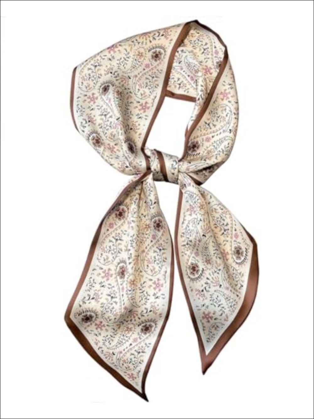 59" Long Satin Silk Feel Head Scarf Square Neck Hair Wrap
